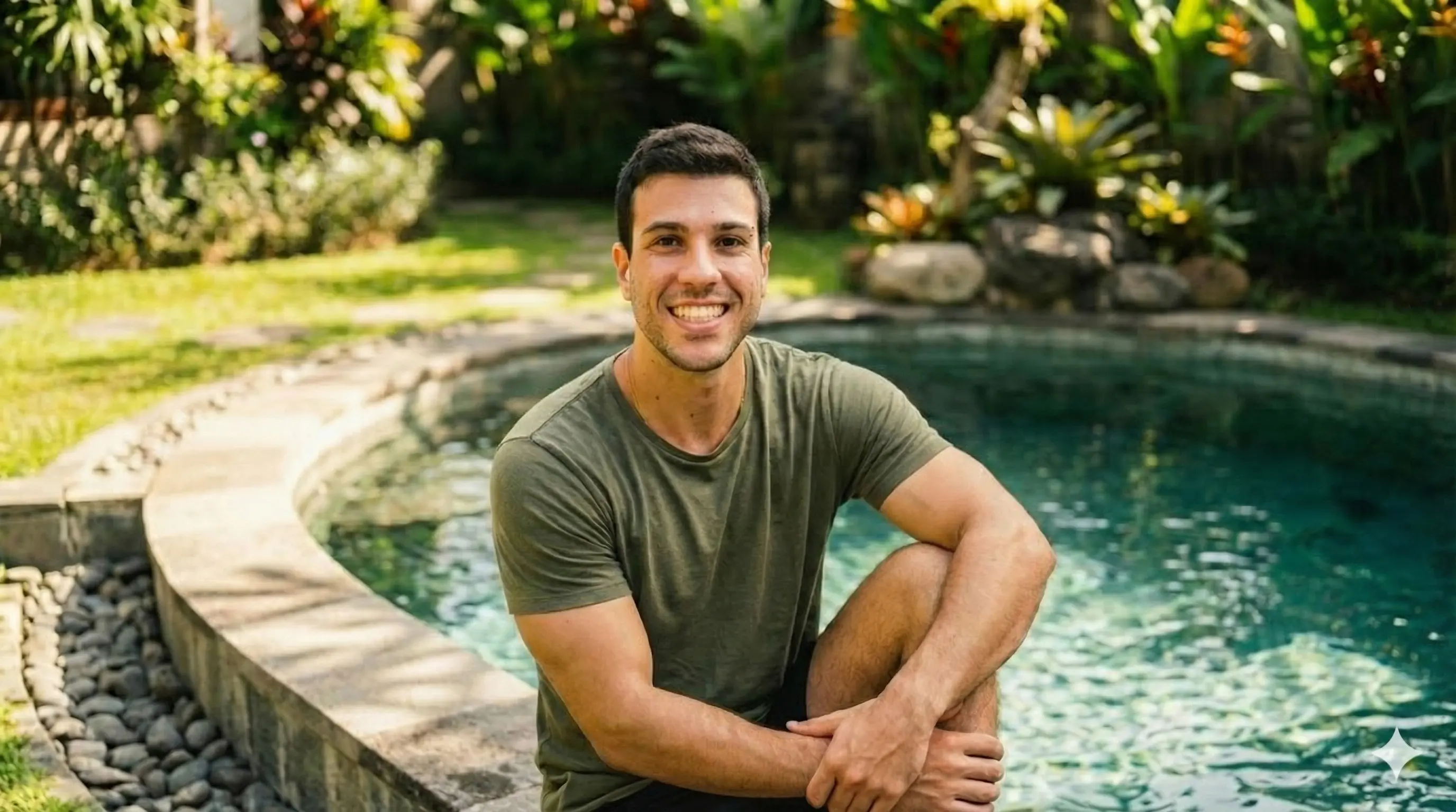 José Abdal trabalhando